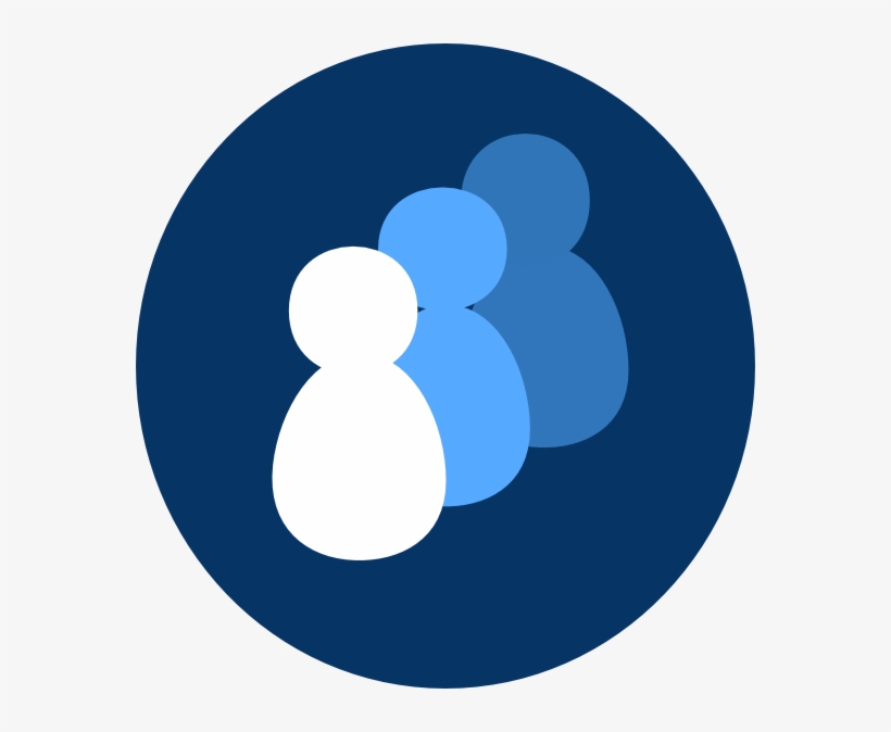 How To Set Use New Blue People Svg Vector, transparent png #7772244