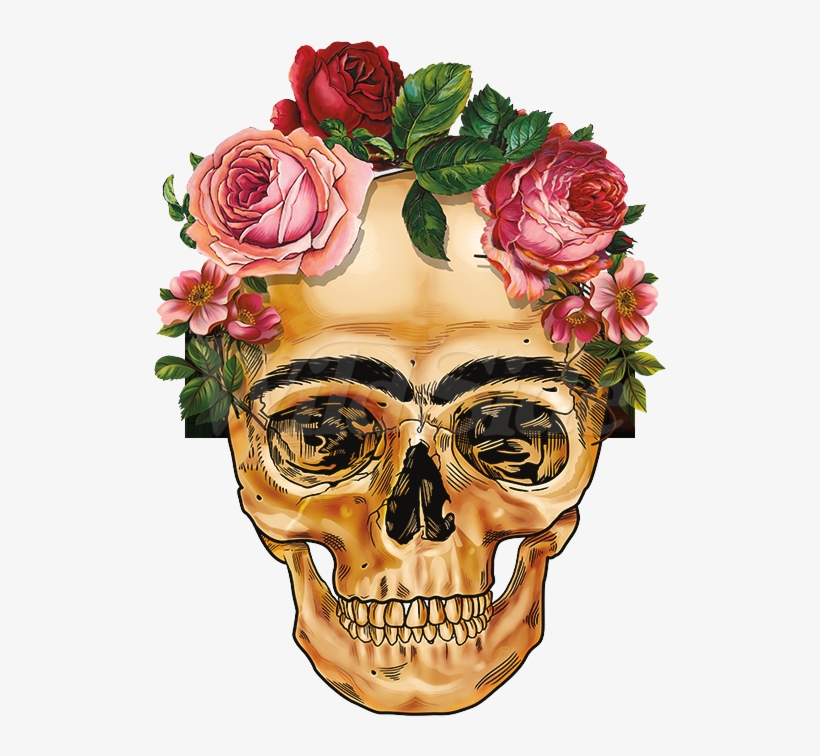 Short Sleeves, Long Sleeve, Day Of The Dead, Sugar - Skull, transparent png #7772368