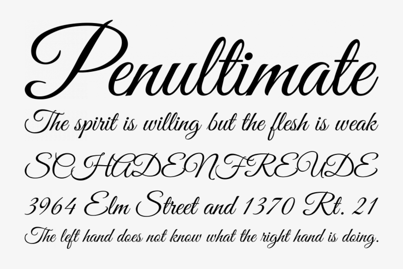 Great Vibes Font Phrases - Beautiful Cursive Font, transparent png #7772526