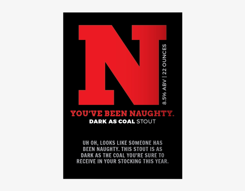 Naughty Or Nice Basic Label - Poster, transparent png #7773045