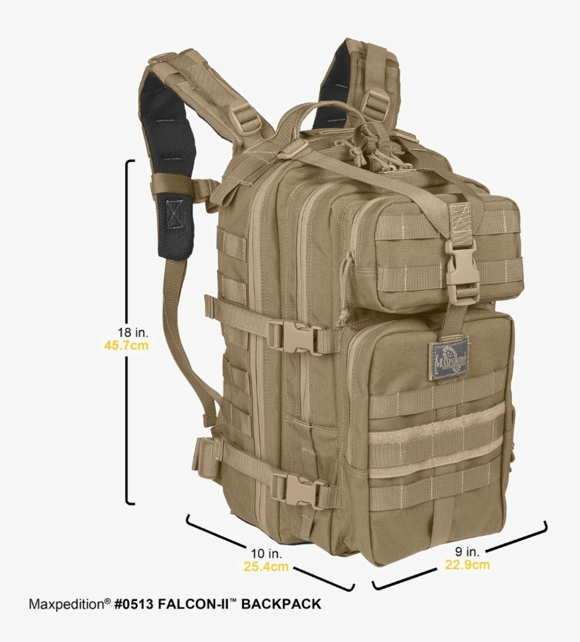 Survival Backpack Png Hd - Maxpedition Falcon Iii Hydration, transparent png #7773194