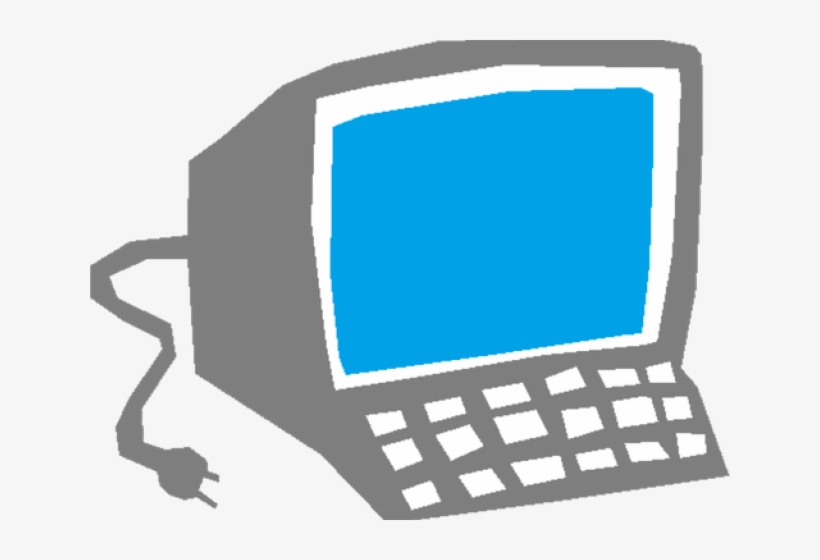 Monitor Clipart Silhouette Computer - Computer, transparent png #7773419