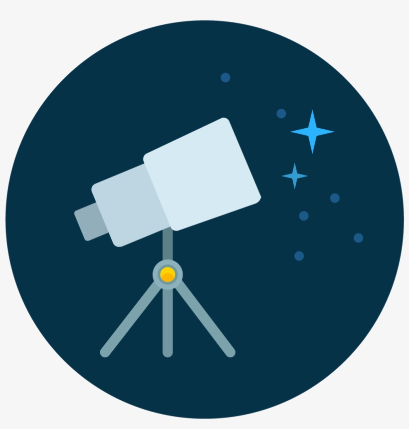 Telescope Icon Vector Free Download Instagram Icon - Illustration, transparent png #7774074