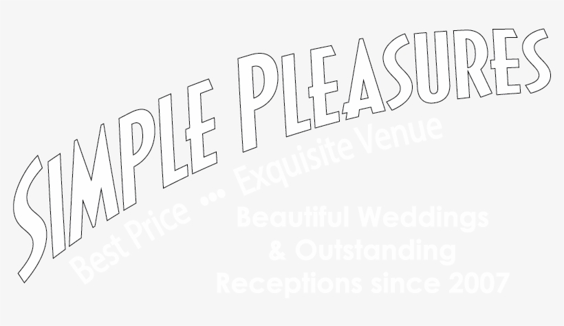 Simple Pleasures Weddings - Poster, transparent png #7774347