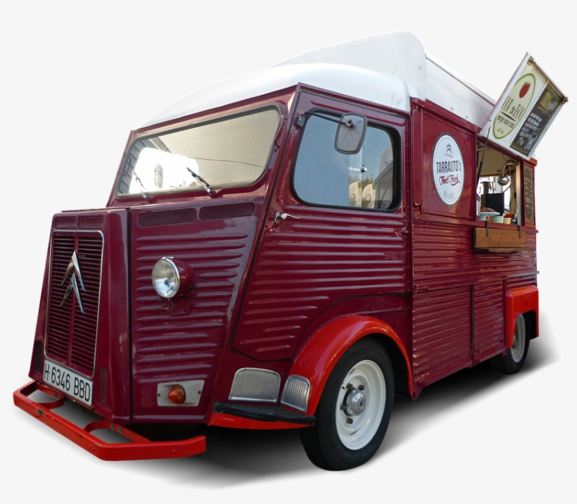 Van, Truck, Old, Vintage, Citroën, Food Truck - Citroën H Van, transparent png #7774394