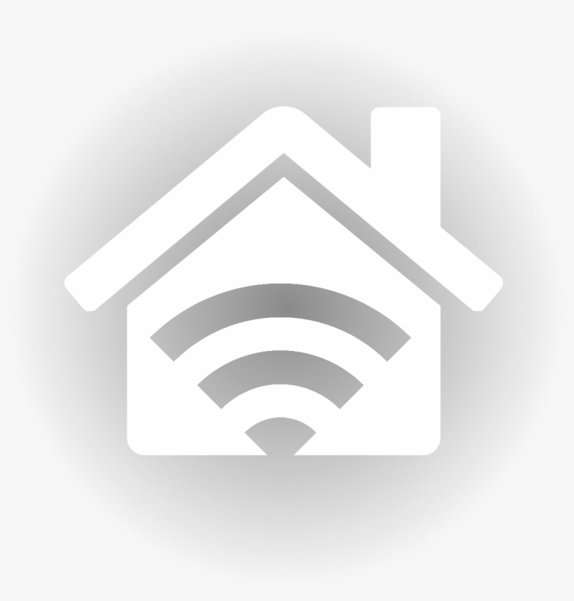 House Inside Wifi Wh - Mortgage Icon Png White, transparent png #7774520