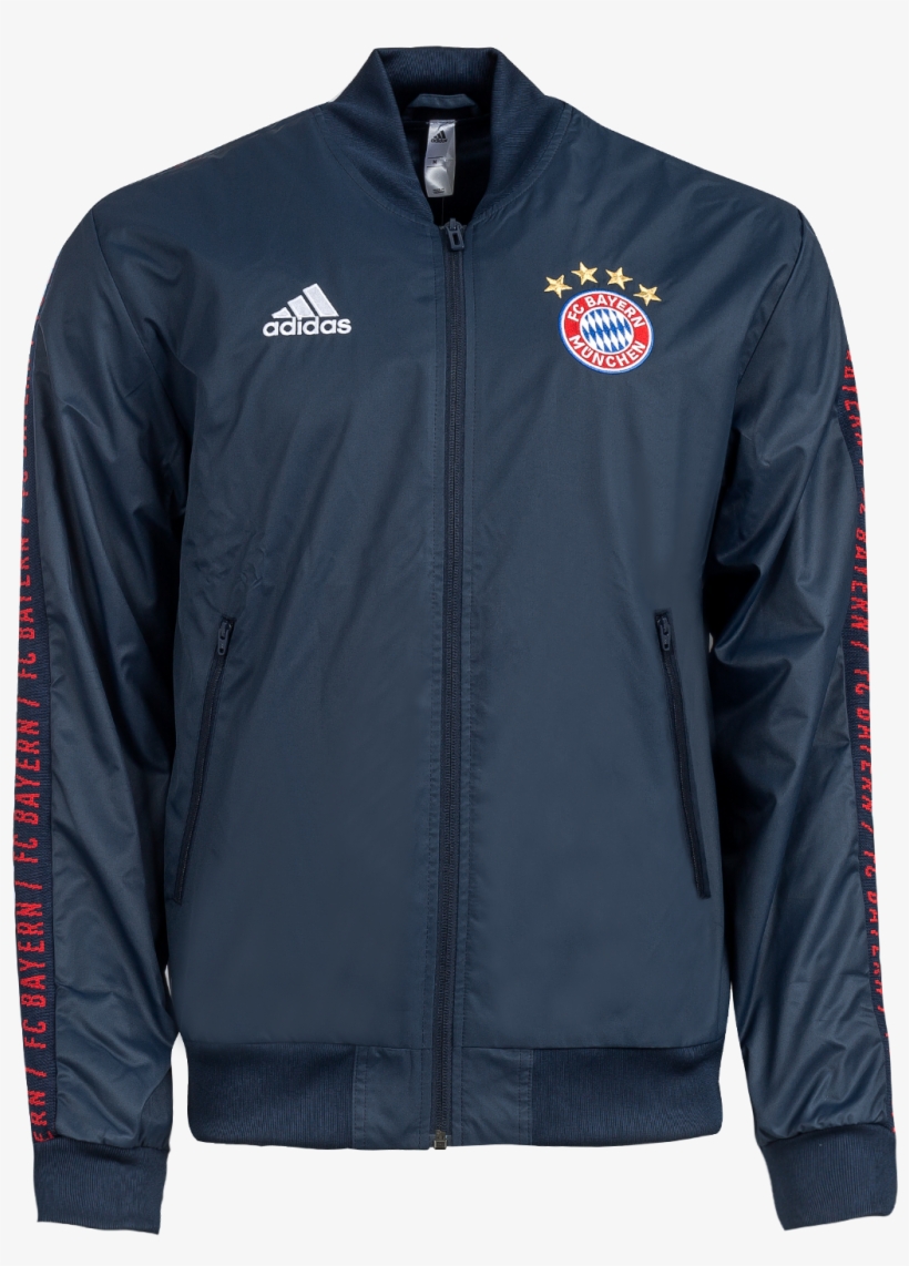 Fc Bayern Munich Anthem Jacket - Zipper, transparent png #7774637