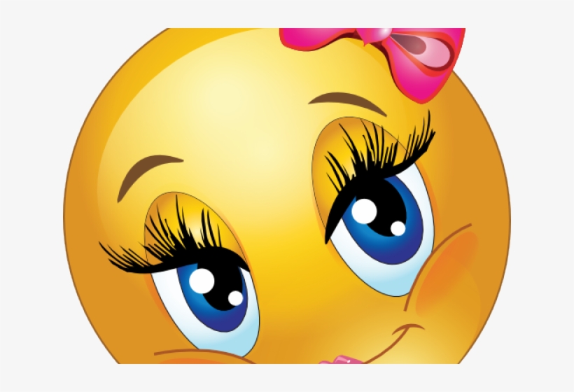 Blushing Emoji Clipart Nervous Emoji - Smiley Qui Fait Yeux Doux, transparent png #7775187