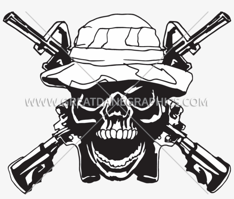 Army Ranger Production Ready Artwork For T - Skull Army Art, transparent png #7776056