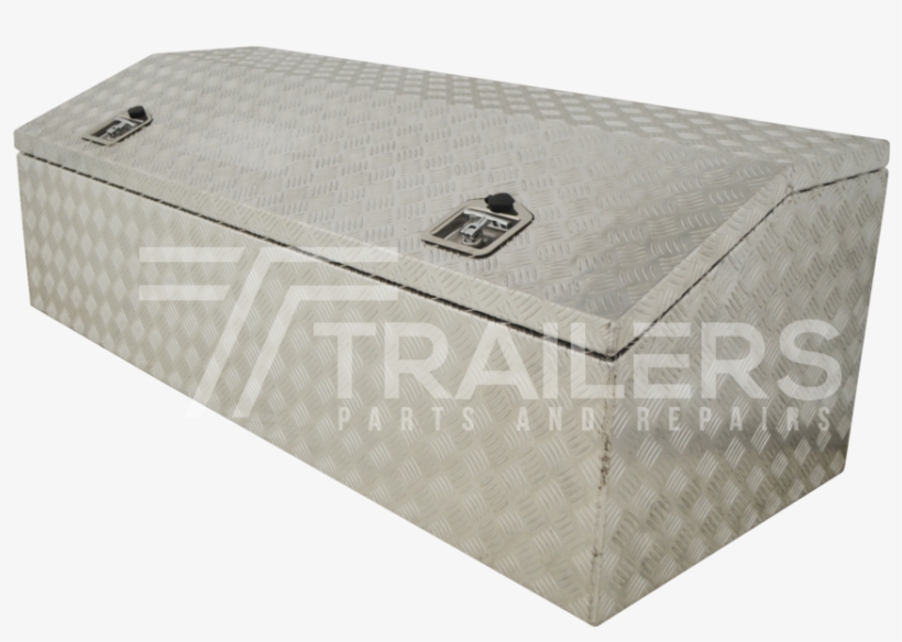 Chest Style Aluminium Checker Plate Tool Box - Box, transparent png #7776213