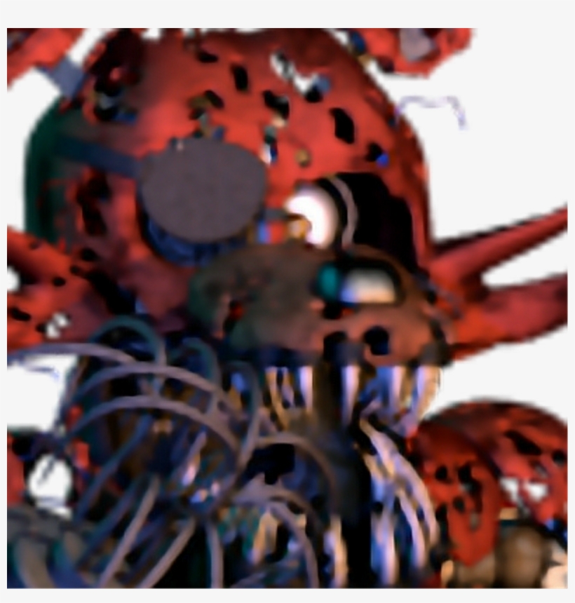 Nightmare Classic Foxy Mugshot For Custom Night Or - Nightmare Classic Foxy, transparent png #7776669