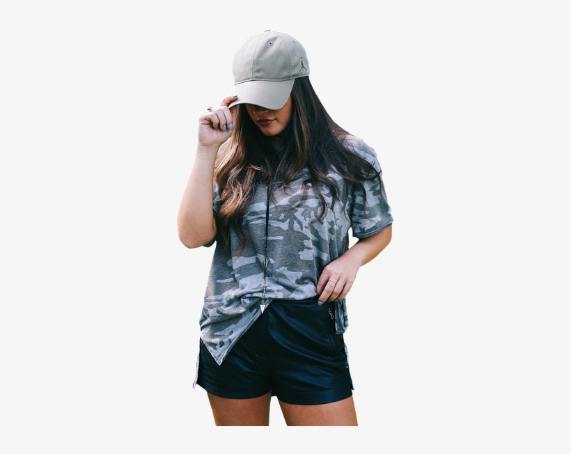 Style, Cap, Girl, Funky, Hat, Cute, Hot, Sexy Beautiful - Girl, transparent png #7776824