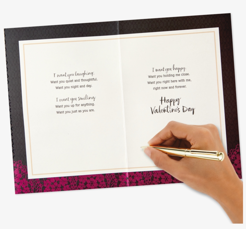 I Want You In Every Way Valentine's Day - Writing, transparent png #7776916