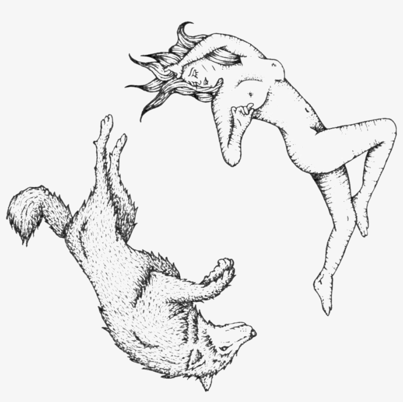 Lobo-girl - Sketch, transparent png #7777148