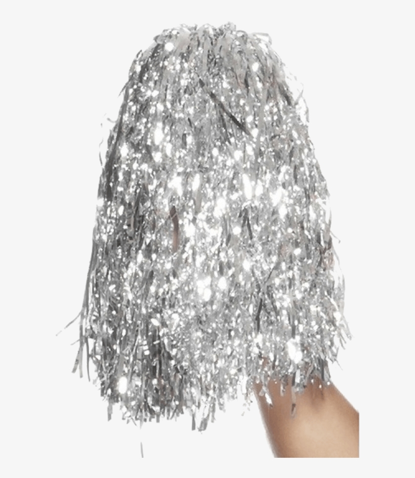 Pom Poms Metallic Silver - Pom Poms, transparent png #7777382