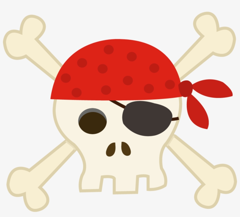 Pirate Skull And Bones, transparent png #7777672