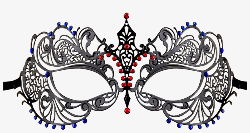 Graphic Library Mutli Color Series Laser Cut Metal - Masquerade Mask Transparent, transparent png #7778312