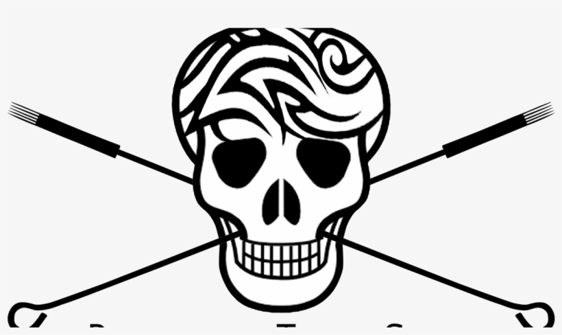 Skull And Crossbones Tattoos - Skull And Crossbones, transparent png #7778479