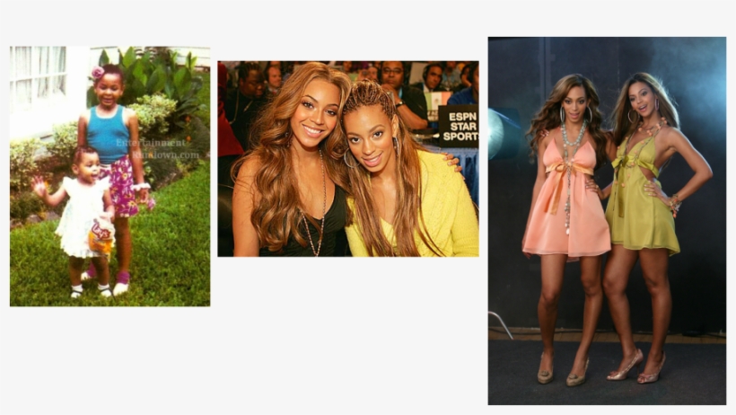 Beyonce And Solange As Children - Solange Knowles And Beyonce, transparent png #7779993