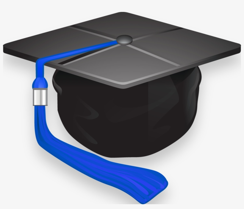Grad Hatblue - Graduation Ceremony, transparent png #7780341