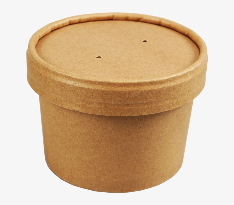 Biodore® Soup Bowl, Kraft And Pla, 250ml, 8oz, - Cup Carrier Pulp 2 Compartments, transparent png #7781222