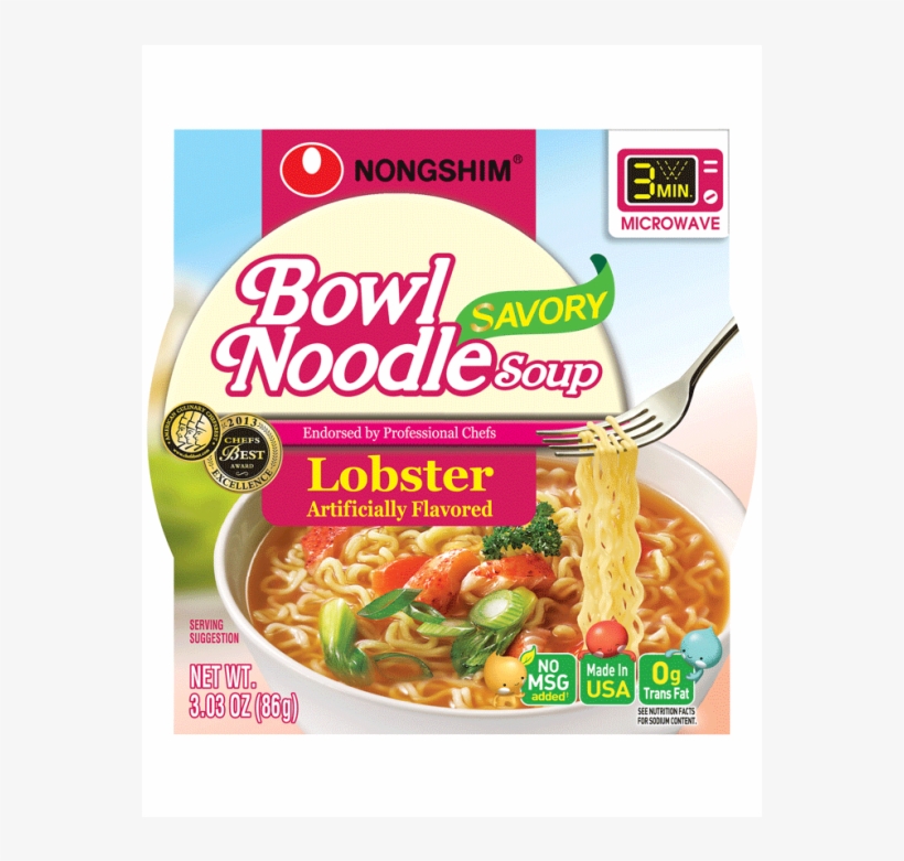 Nongshim Bowl Noodle Beef, transparent png #7781273