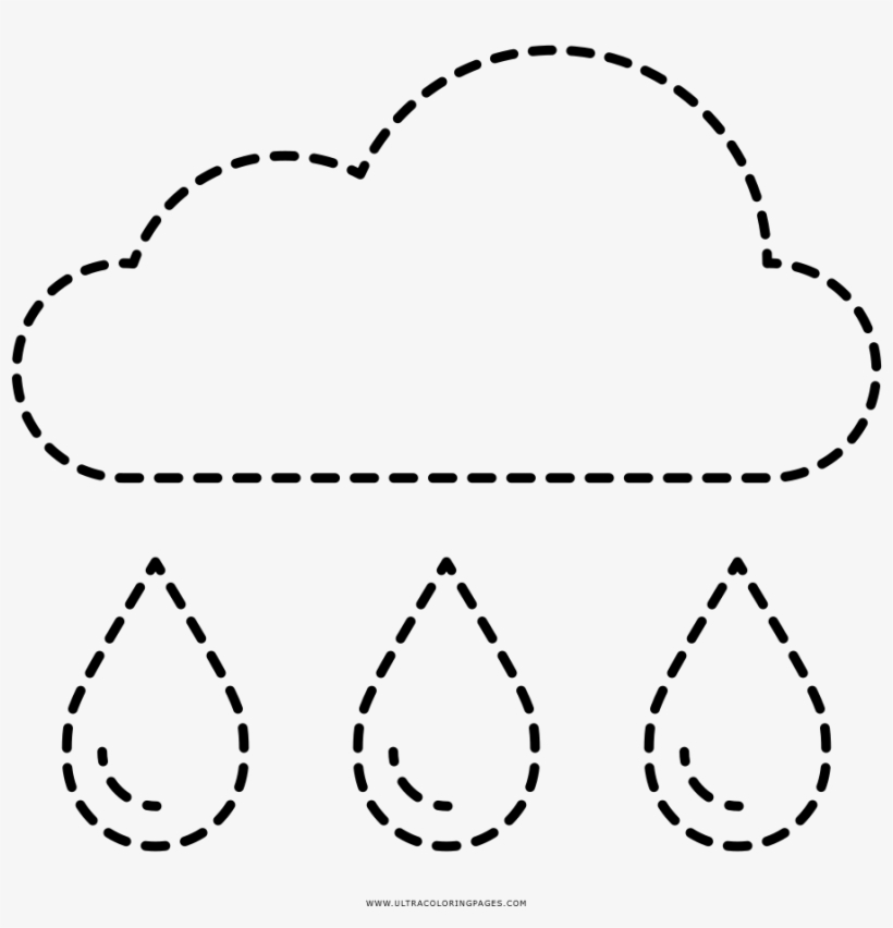 Coloring Book Cloud Rain Drawing Transprent Png - Inspiration Symbol, transparent png #7781345