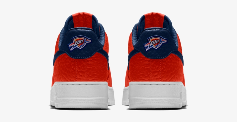 Nike Air Force 1 Oklahoma City Thunder - Nike Air Force Chicago Bulls, transparent png #7781938