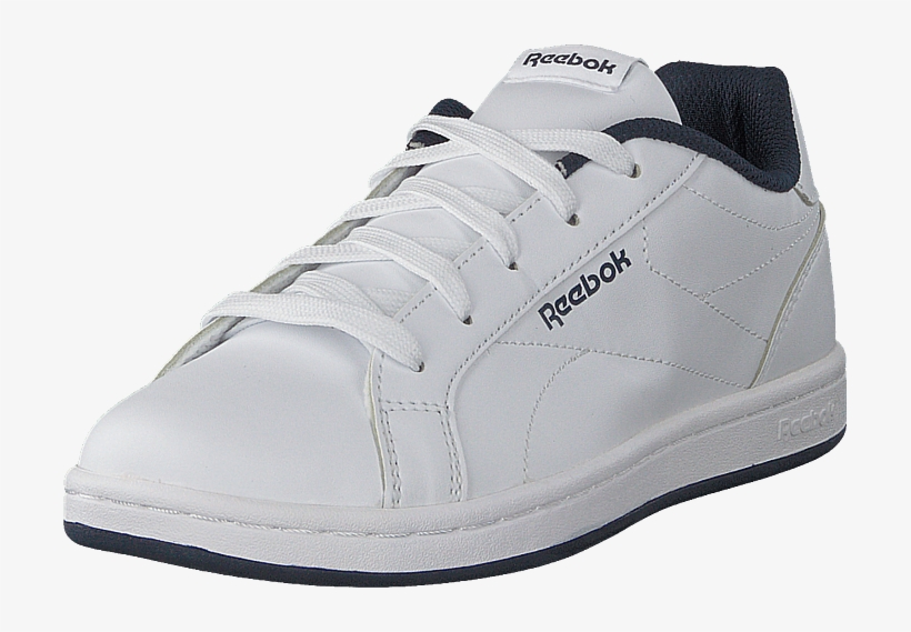 Royal Complete Cln White/collegiate Navy - Sneakers, transparent png #7782312