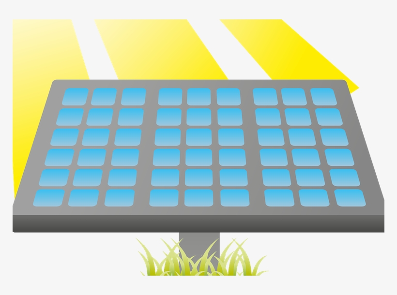 The Sun Is Shining On More Solar Panels Than Ever Before - Clip Art Solar Panel, transparent png #7782475