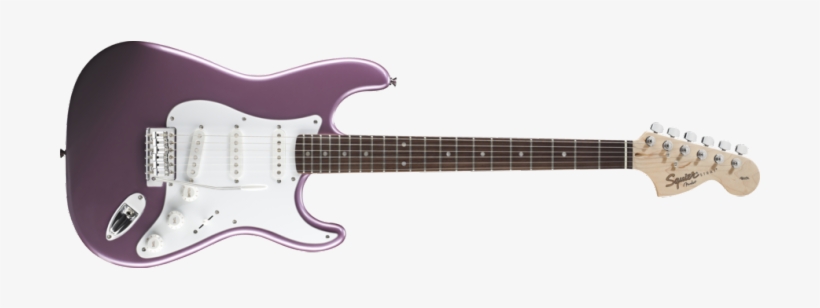 Fender Squier Affinity Stratocaster Rw Electric Guitar - Purple Fender Electric Guitar, transparent png #7782573