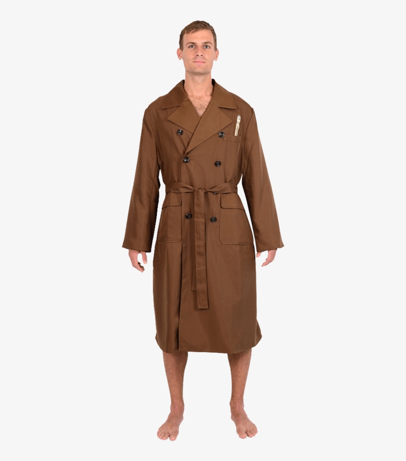 Doctor Who Tenth Doctor Trench Coat Robe - 10th Doctor Bust, transparent png #7782791