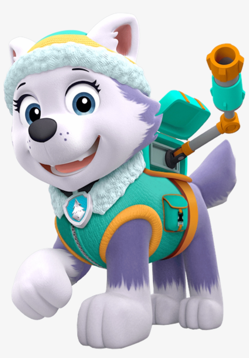 Siberian Husky Super Paw Patrol Adventure Puppy Party - Paw Patrol Everest Png, transparent png #7782794