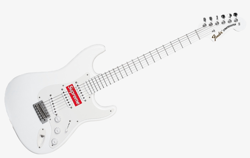 Supreme X Fender Stratocaster, transparent png #7782826