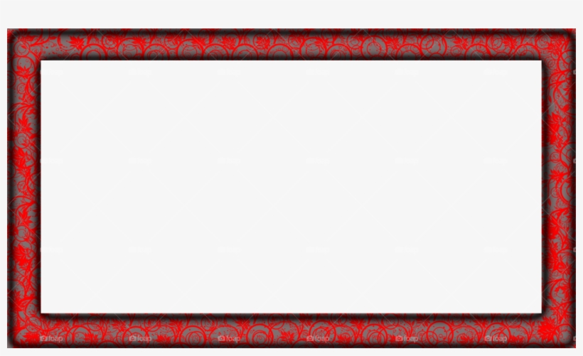Png Frame Wedding - Red Gold Frame Png, transparent png #7783304
