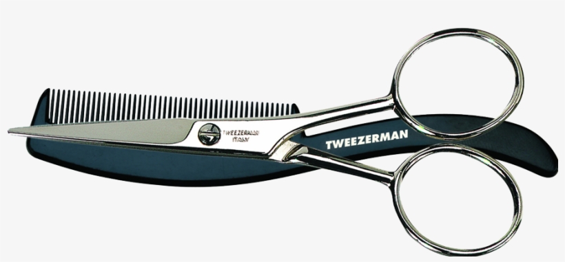 Moustache Scissors And Comb Tweezerman, transparent png #7783509