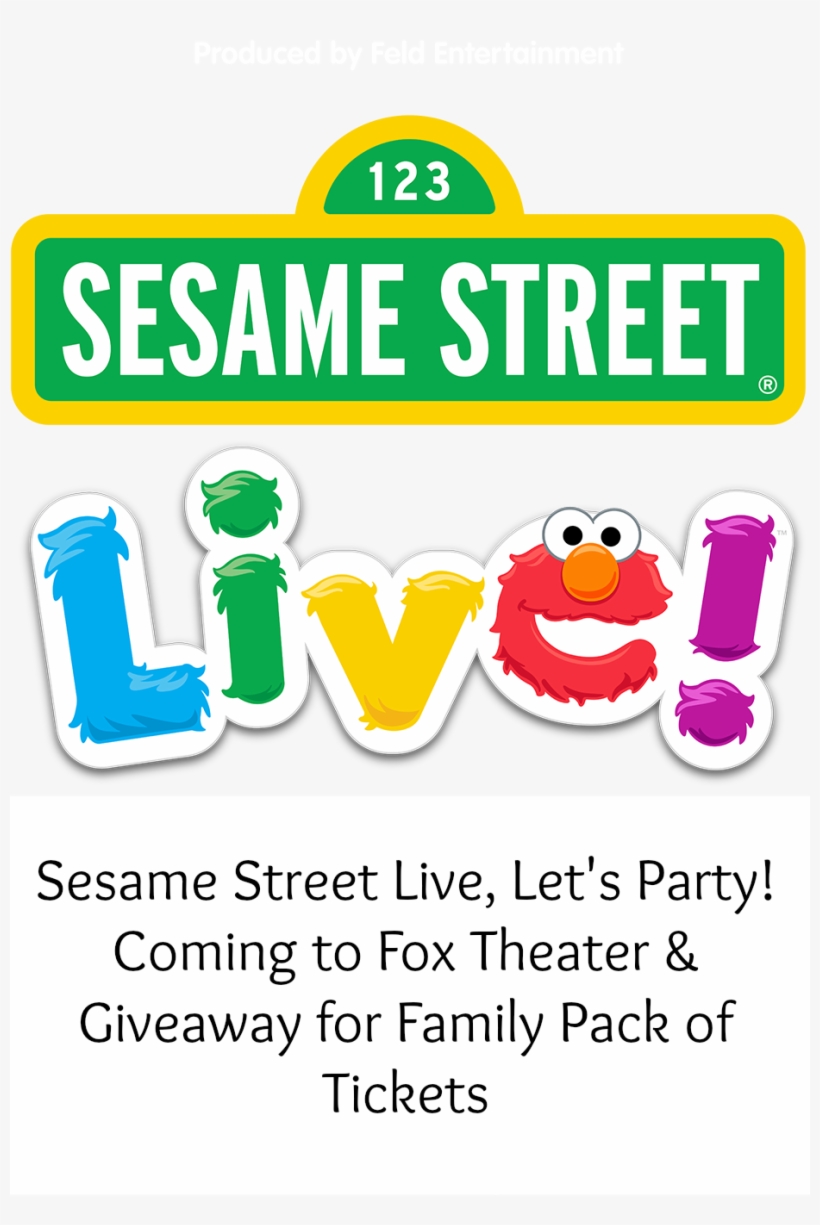 Sesame Street Live Coming To The Fox Theatre Detroit - Sesame Street Sign, transparent png #7784696
