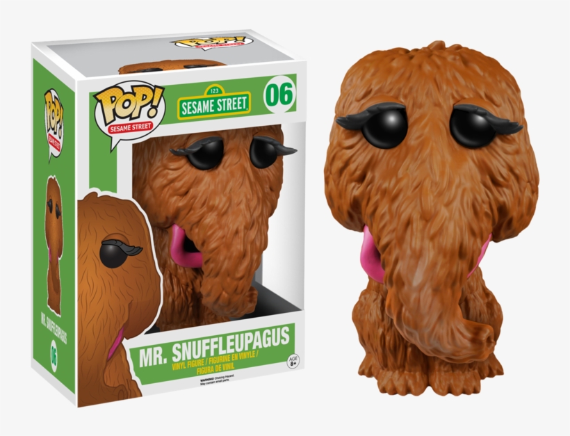 Mr Snuffleupagus 6" Super-sized Pop Vinyl Figure - Funko Pop Sesame Street, transparent png #7784931