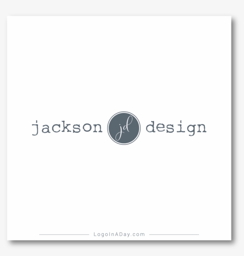 Jackson Design • Horizontal Logo Design Logo In A Day, transparent png #7785284