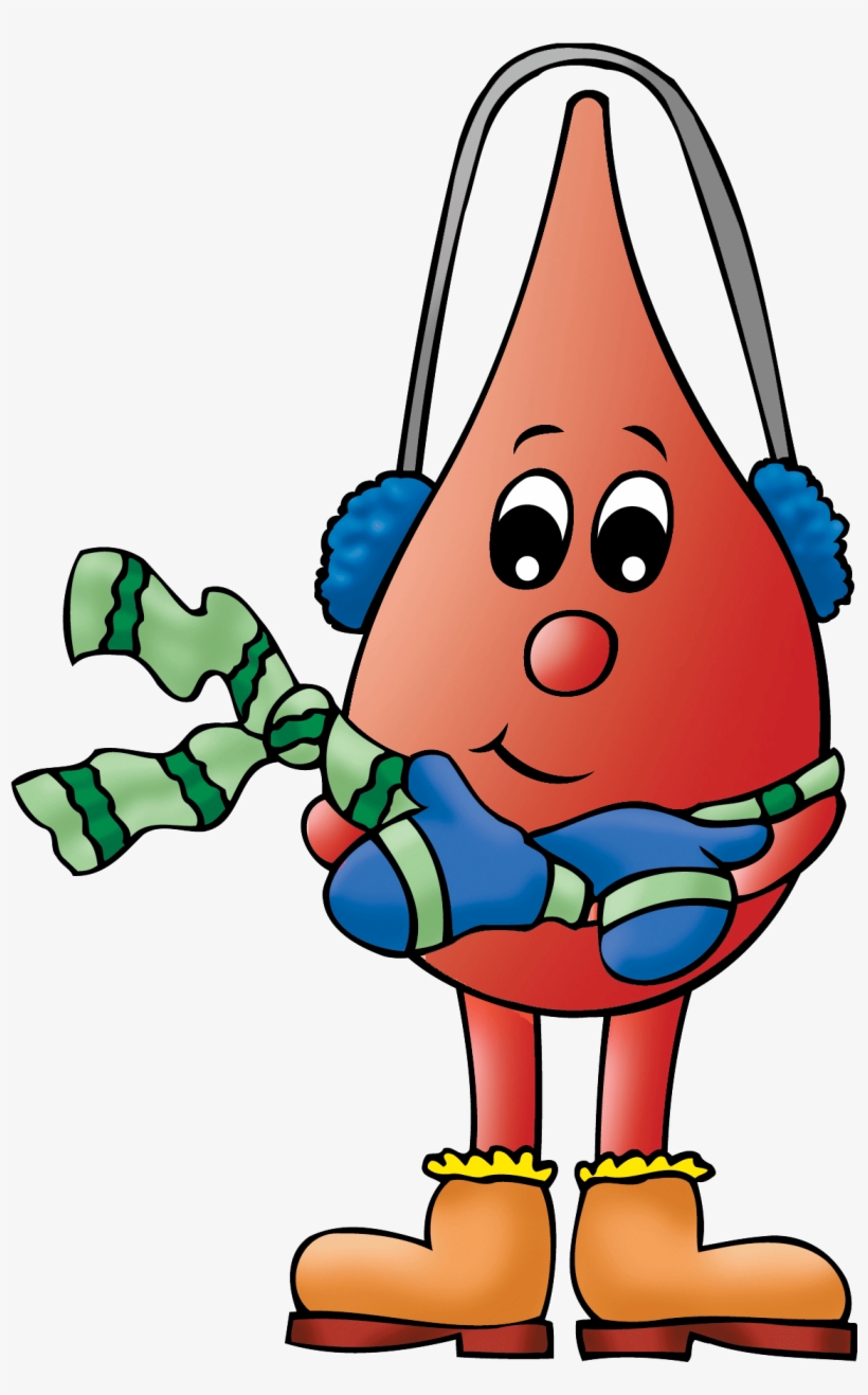 Blood Drop Winter - Winter Blood Donation, transparent png #7785356