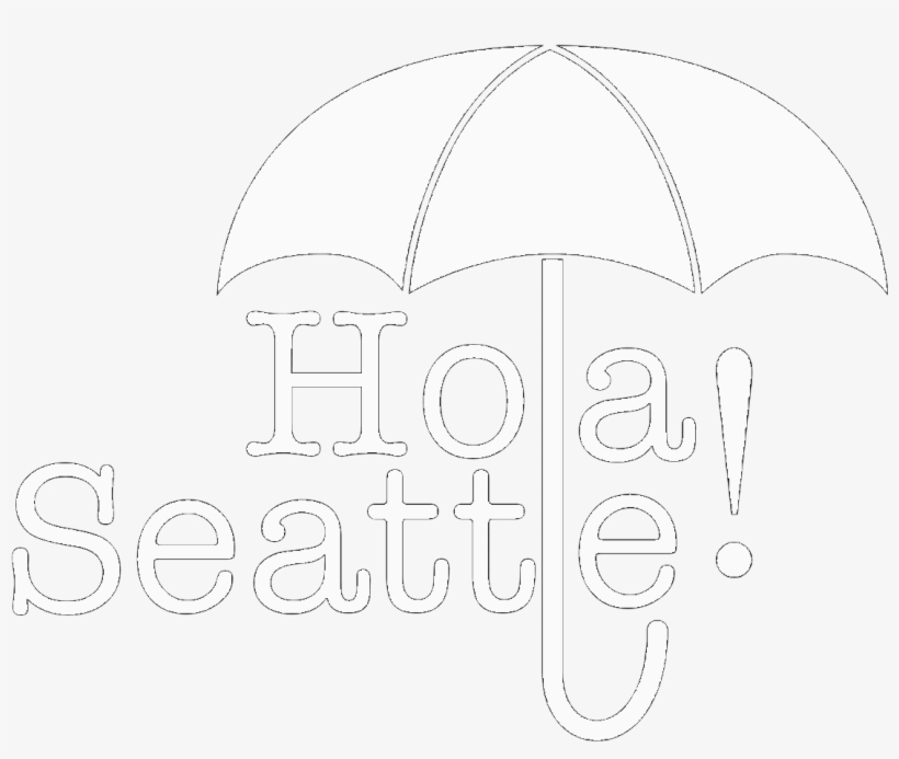 Hola Seattle Logo - Umbrella, transparent png #7785461