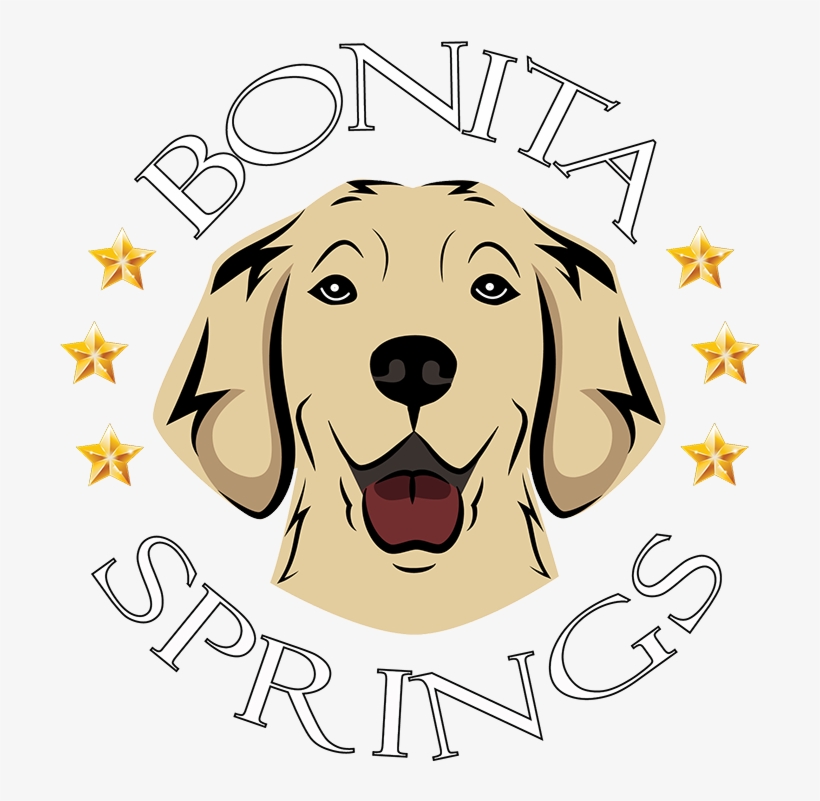 Bonita Springs Golden Retriever Kennel Logo - Dog Yawns, transparent png #7786155