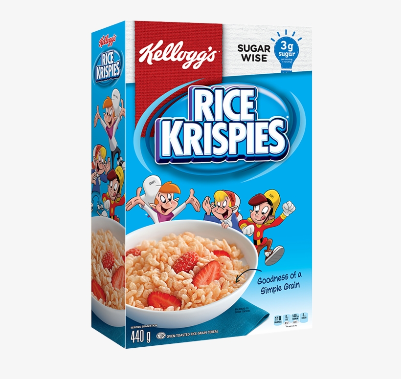 Rice Krispies Cereal Logo Png - Kellogg's Rice Krispies Cereal, transparent png #7786337