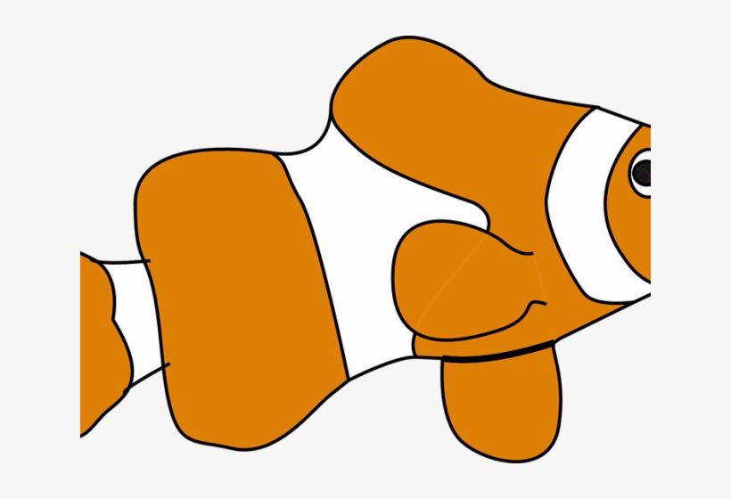 Goldfish Clipart Nemo Fish - Cartoon Clownfish Png, transparent png #7786338