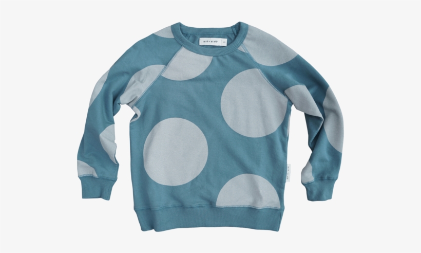 Kid And Kind Polka Dot Sweatshirt - Sweater, transparent png #7786884