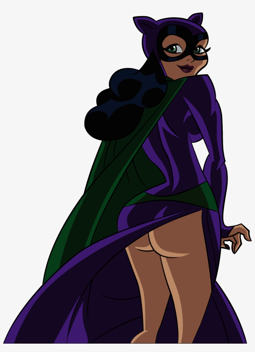 Btbatb - Catwoman - Cartoon, transparent png #7787280