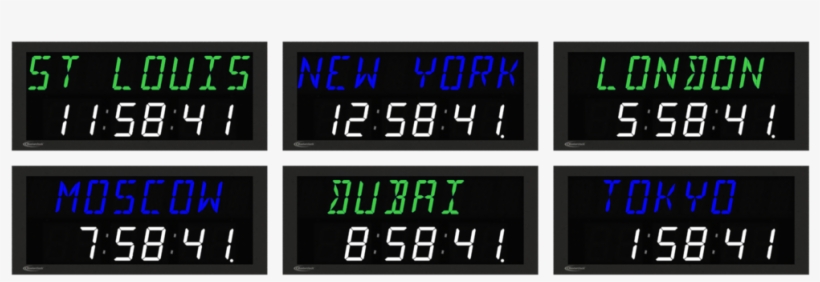 26 Bottom Mounted Green Blue White - Led Display, transparent png #7787513