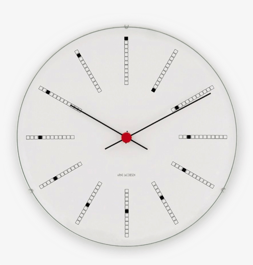Arne Jacobsen Bankers Clock 210/290/480 - Arne Jacobsen Clocks, transparent png #7787601