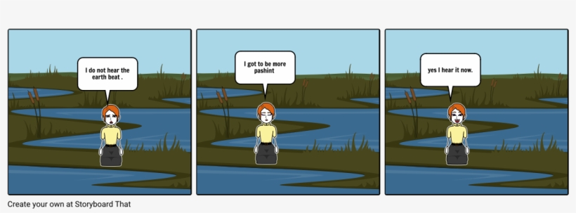 Esperanza Can Hear The Earth Beat - Cartoon, transparent png #7787973