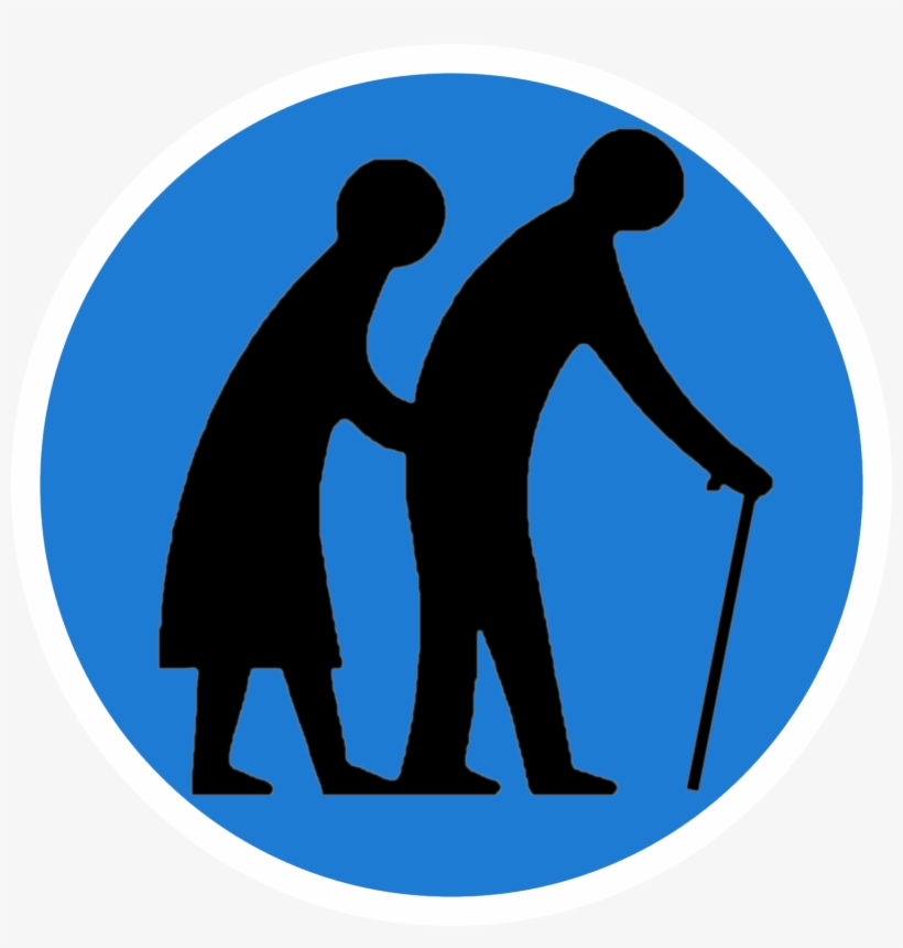 Elderly Connect - Old People Clip Art, transparent png #7788054